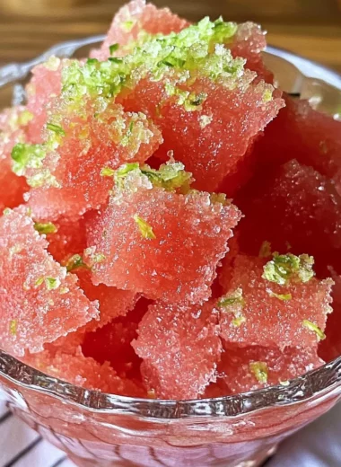 Watermelon Granita - Easy 3-Ingredient Recipe
