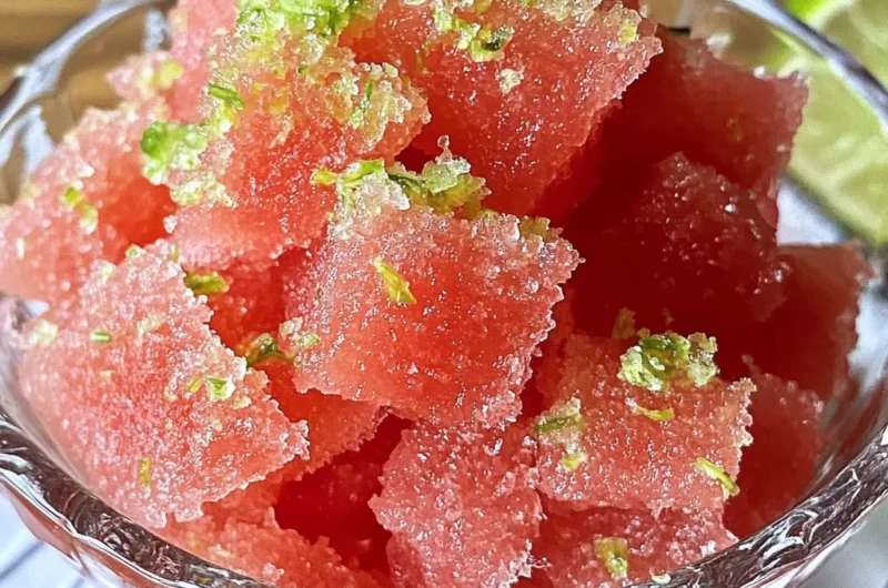 Watermelon Granita - Easy 3-Ingredient Recipe
