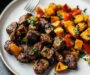 Whole30 Steak Bites with Sweet Potatoes and Peppers
