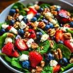 15-Minute Strawberry Spinach Salad