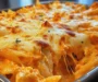 30-Minute Creamy Buffalo Chicken Pasta Bake