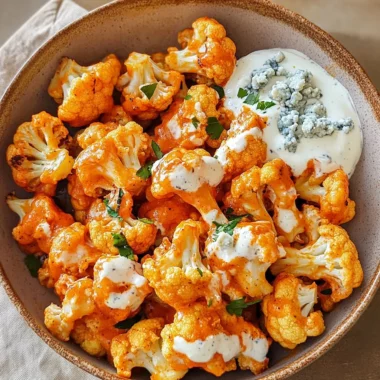 Air Fryer Buffalo Cauliflower