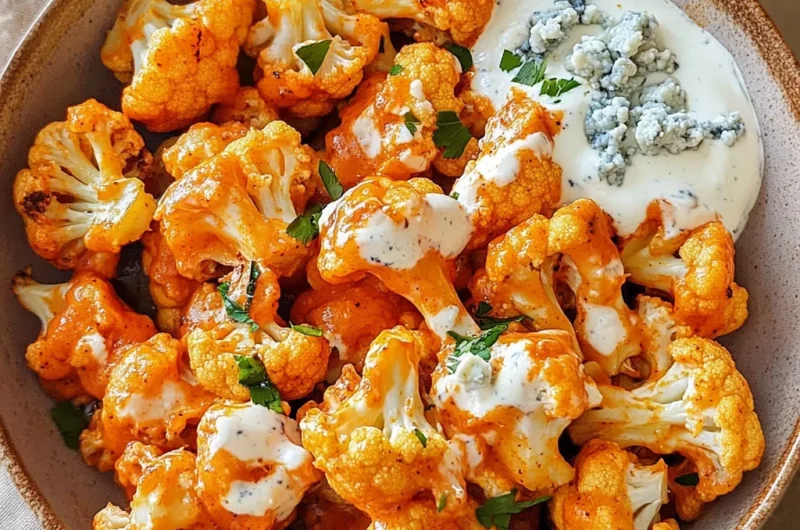Air Fryer Buffalo Cauliflower