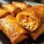 Air Fryer Buffalo Chicken Egg Rolls