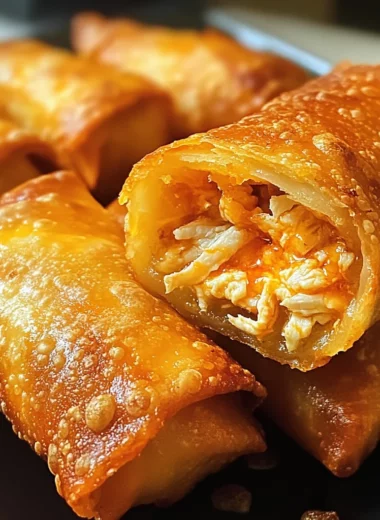Air Fryer Buffalo Chicken Egg Rolls