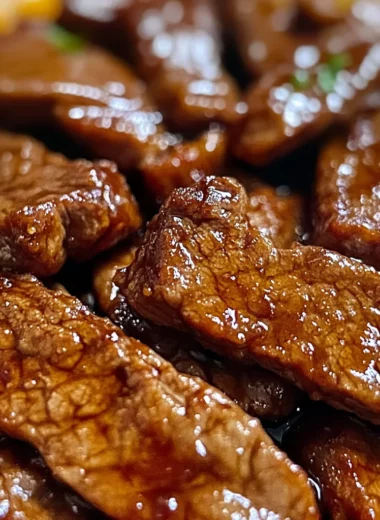 Air Fryer Honey Glazed Steak Strips