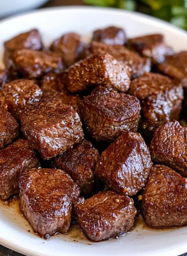 Air Fryer Juicy Steak Bites