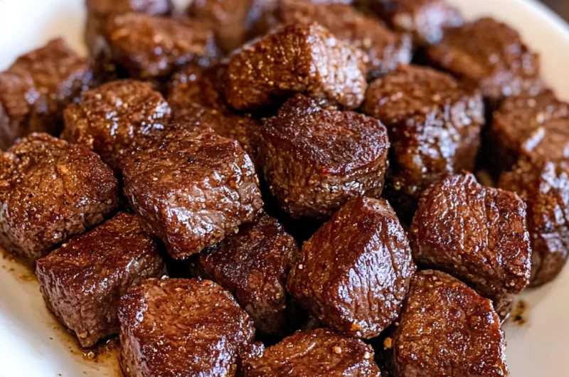 Air Fryer Juicy Steak Bites