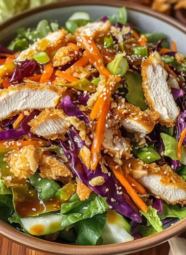 Asian Chicken Crunch Salad: A Delightful Culinary Experience