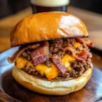 Bacon, Beer and Cheese Sloppy Joes