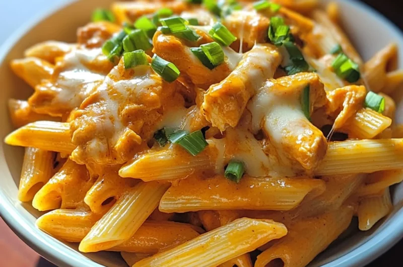 Bold Buffalo Garlic Butter Chicken Pasta
