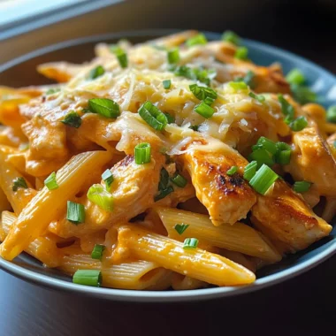 Bold Buffalo Garlic Butter Chicken Pasta