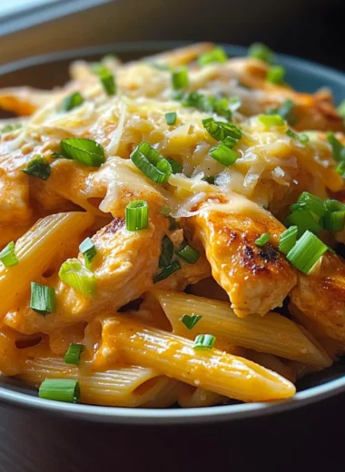 Bold Buffalo Garlic Butter Chicken Pasta
