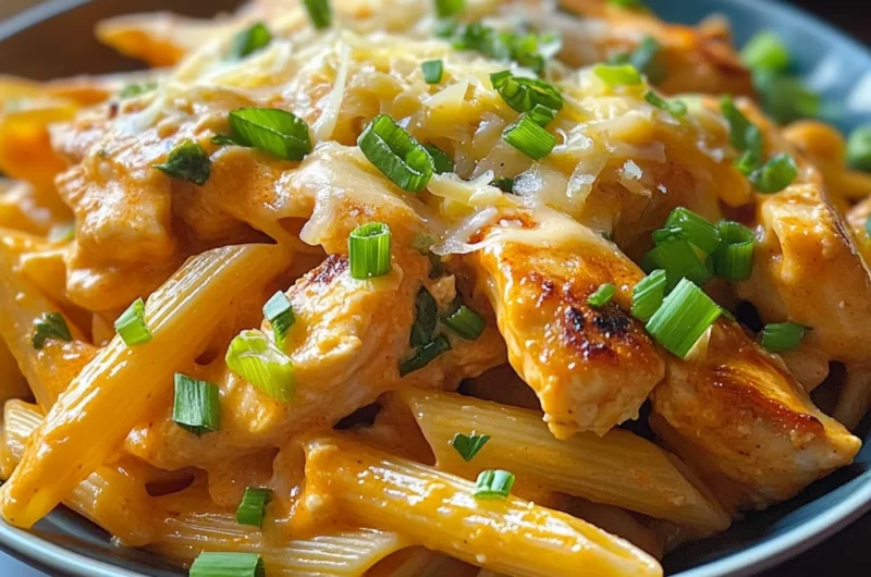 Bold Buffalo Garlic Butter Chicken Pasta