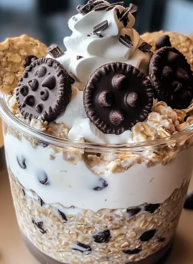 COOKIES AND CREAM OVERNIGHT OATS RECIPE