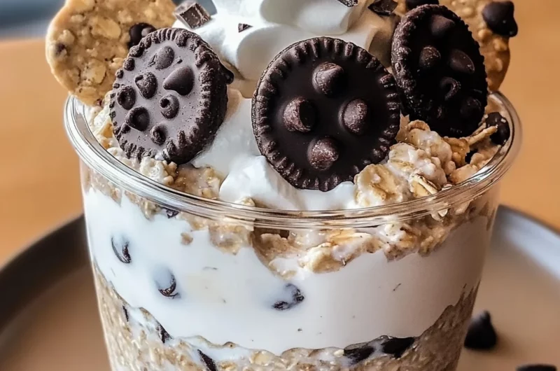 COOKIES AND CREAM OVERNIGHT OATS RECIPE