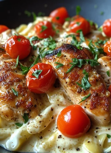 Cajun Ranch Chicken Alfredo Skillet