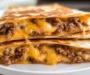 Cheesy Beef Quesadillas