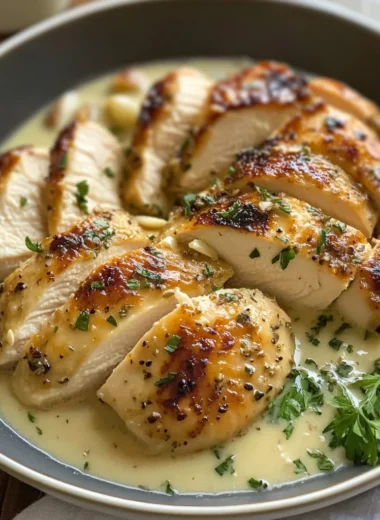 Chicken in White Wine Sauce