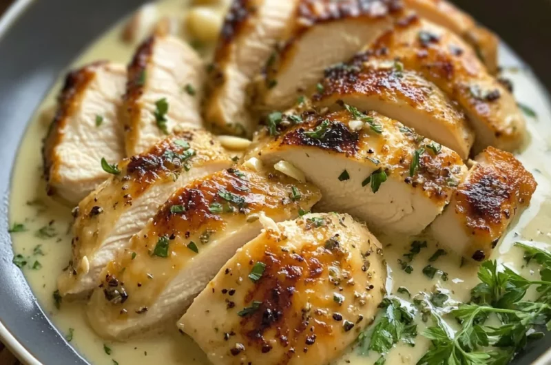 Chicken in White Wine Sauce