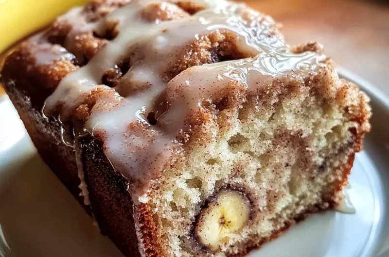 Cinnamon Roll Banana Bread