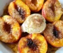 Cinnamon Sugar Baked Peaches