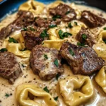 Cracked Garlic Steak Tortellini in Creamhouse Sauce Bliss