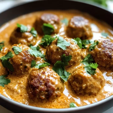 Creamy Coconut Curry Meatballs