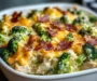 Creamy Low Carb Chicken Casserole with Broccoli and Bacon
