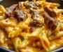 Creamy Tangy Buffalo Cheddar Steak Pasta
