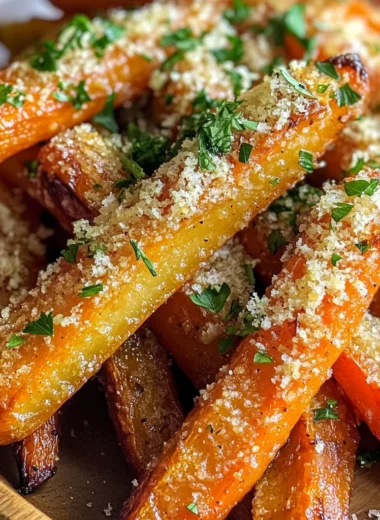 Crispy Parmesan Carrots