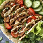 Delicious Chicken Shawarma with Garlic Sauce