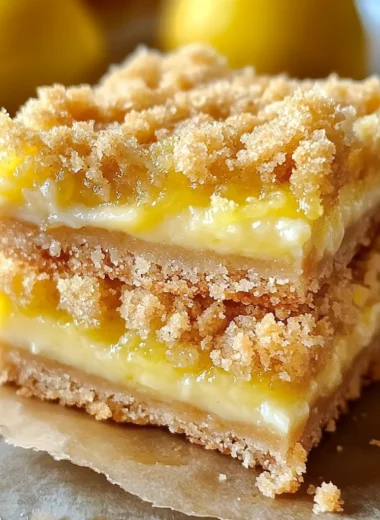 Delightfully Tangy Homemade Lemon Crumb Bars to Cherish