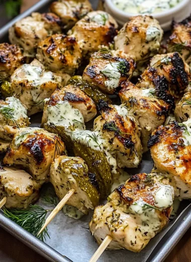 Dill Pickle Ranch Skewers