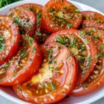 Easy Marinated Tomatoes