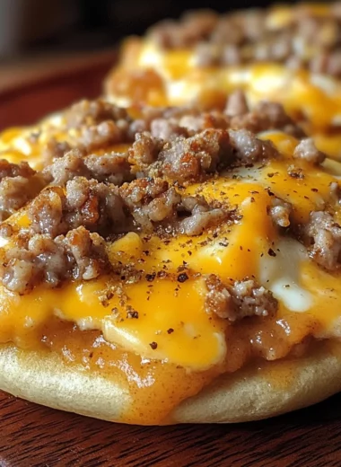 English Muffin Breakfast Pizza