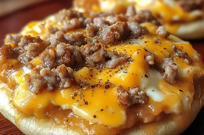 English Muffin Breakfast Pizza
