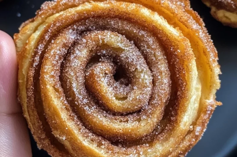 Flaky Cruffins with Sweet Cinnamon Sugar Filling