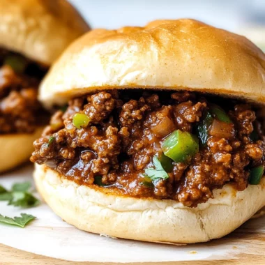 Healthy Sloppy Joes