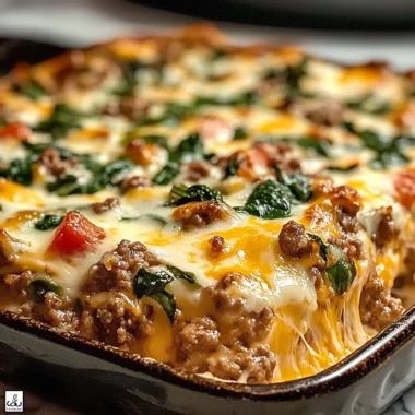 High Protein Ground Turkey Casserole