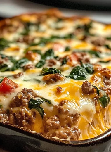 High Protein Ground Turkey Casserole