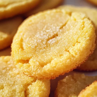 Honey Cornbread Cookies