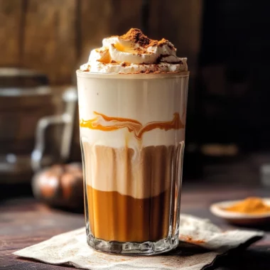 Iced Pumpkin Cream Chai Tea Latte (Starbucks Inspired)