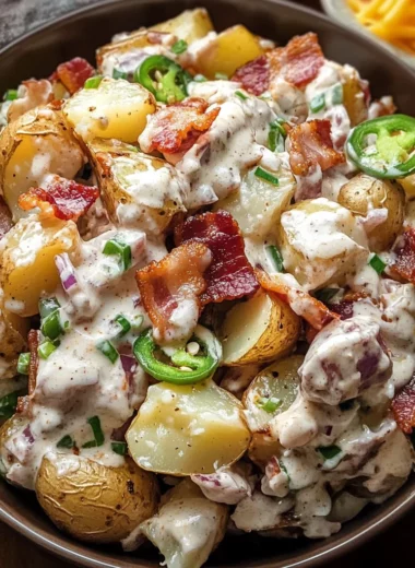 Jalapeno Popper Roasted Potato Salad