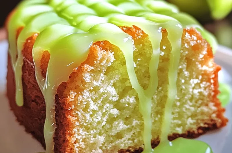 Key Lime Pound Cake