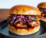 Korean BBQ Chicken Sandwich with Zesty Cabbage Slaw Bliss