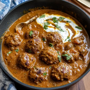 Lamb Kofta Curry with Mint Yoghurt