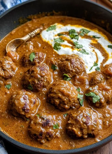 Lamb Kofta Curry with Mint Yoghurt