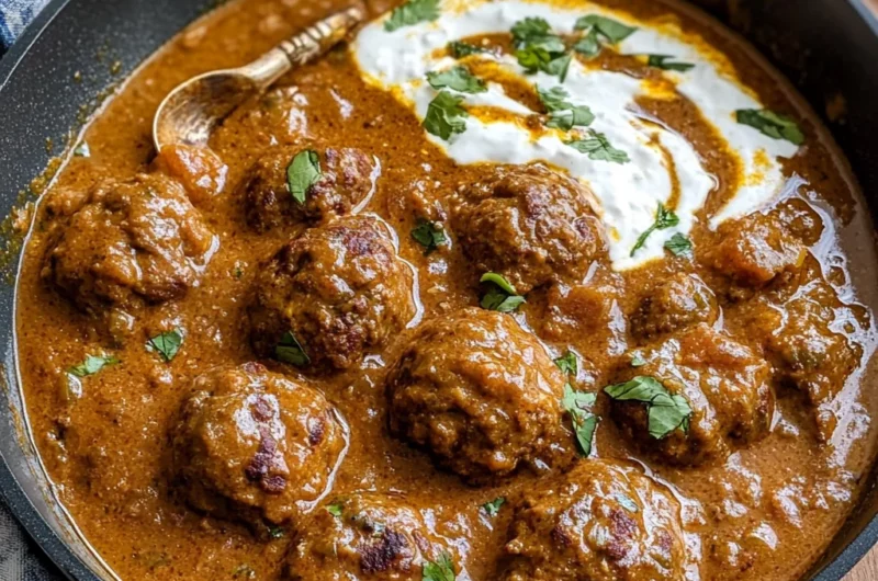 Lamb Kofta Curry with Mint Yoghurt