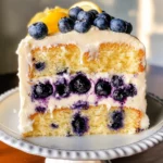 Lemon Blueberry Layer Cake